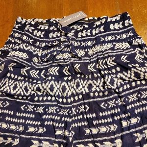 Wet Seal Smock Waist Blue Pants‎